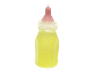 Baby bottle candle - baby shower gift