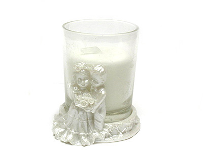 Wedding couple candle