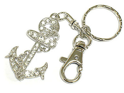 Crystal anchor key holder