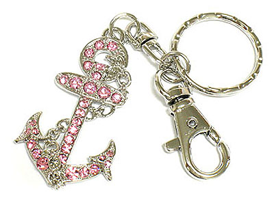 Crystal anchor key holder