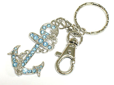 Crystal anchor key holder