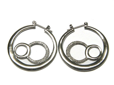 Hoop and small hoop inside earring - hoops