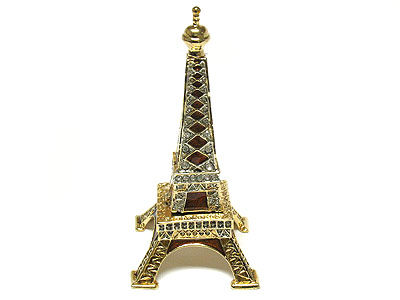 Crystal eiffel tower jewerly box