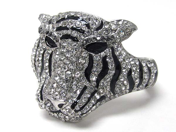 Crystal stud large tiger bracelet