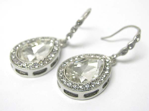 Austrian crystal tear drop earring