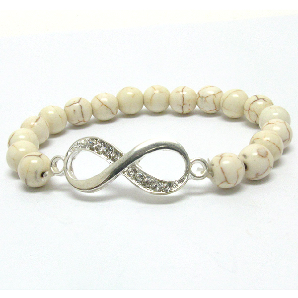 Crystal infinite stertch bracelet