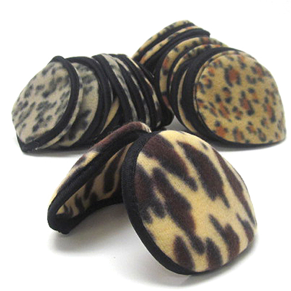 Mixed color metro fleece ear muff 12 pc dozen set mens jewelry