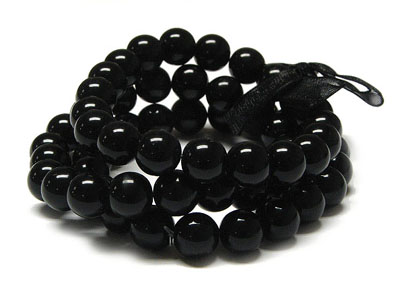 3 row acryl ball stretch bracelet