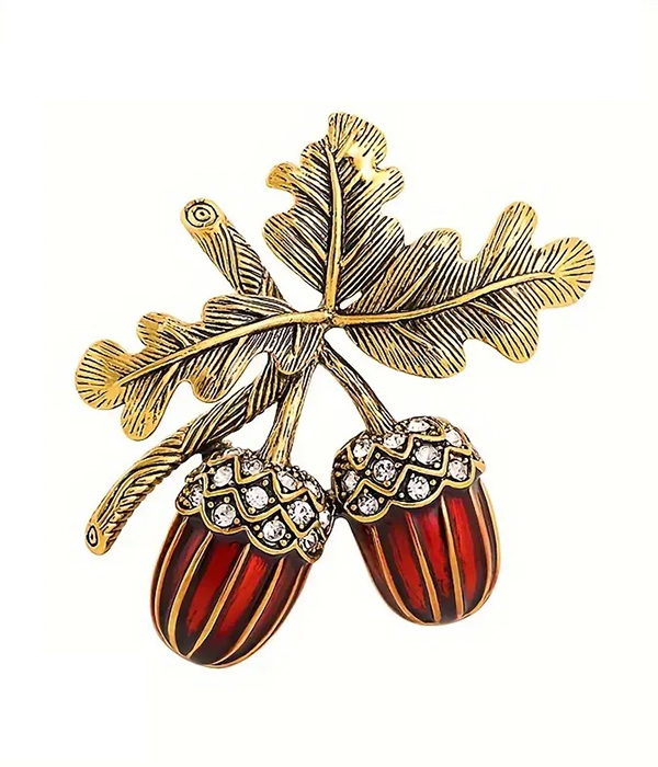 Vintage acone brooch