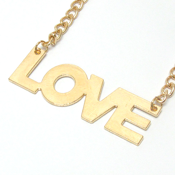 Love pendant necklace