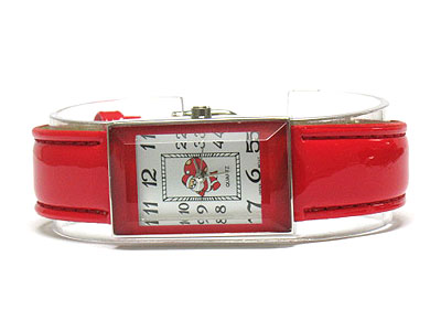 Christmas theme red santa watch