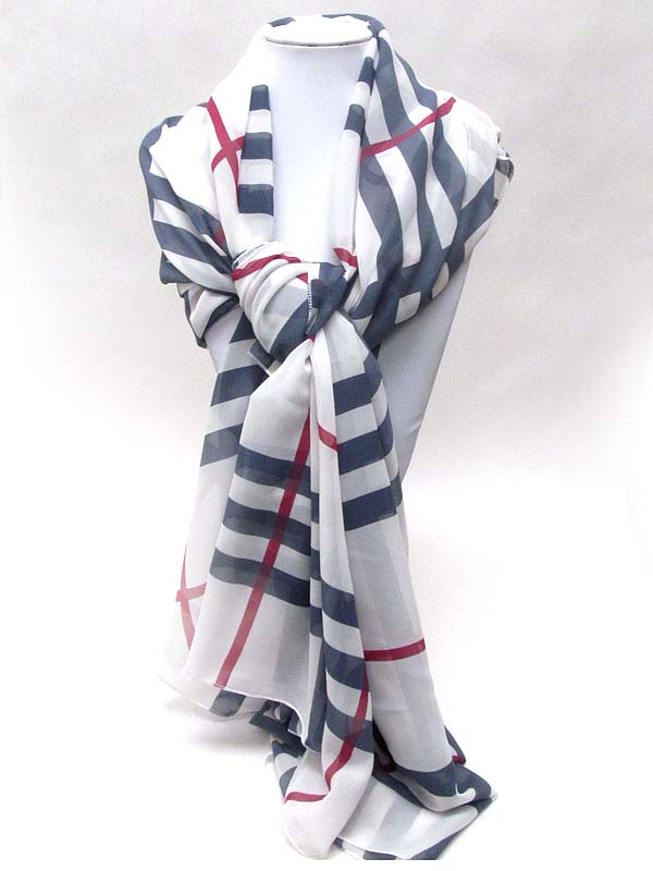 Designer  pattern premiun grade oversize chiffon fabric scarf