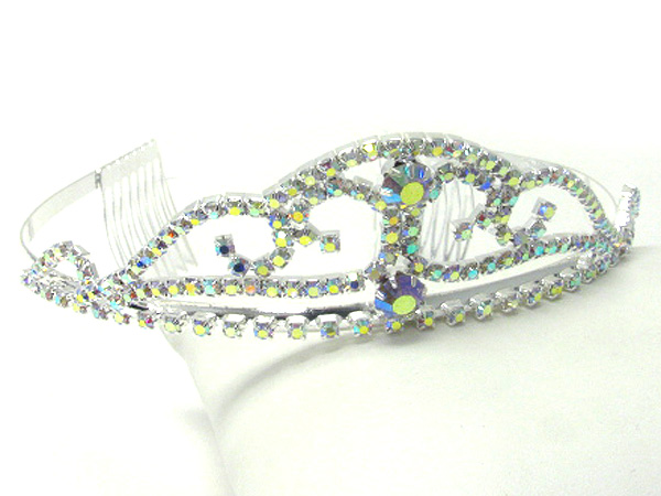 Prom or bridesmaid rhinestone tiara