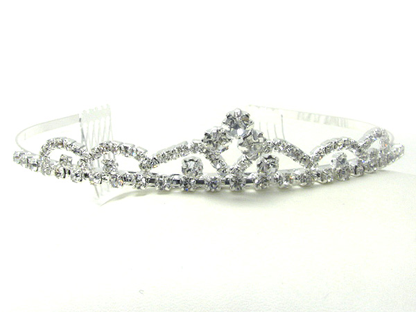 Prom or bridesmaid rhinestone tiara