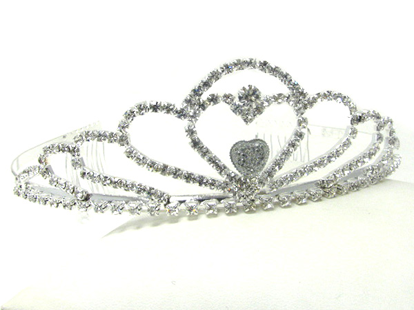 Prom or bridesmaid rhinestone tiara