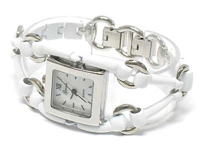 Nautical chain bracelet watch