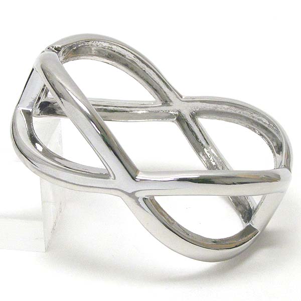 Electro plating metal hinge bangle bracelet