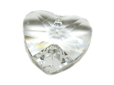 Crystal heart sun catcher ornament