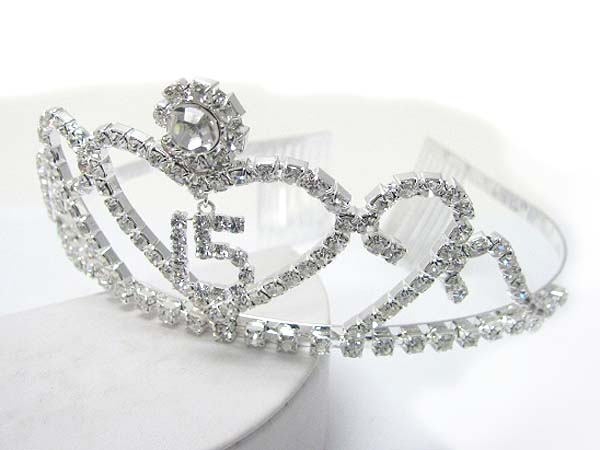 Prom or bridesmaid rhinestone tiara