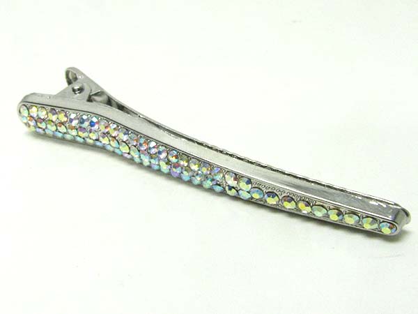 Crystal deco long hair tongs