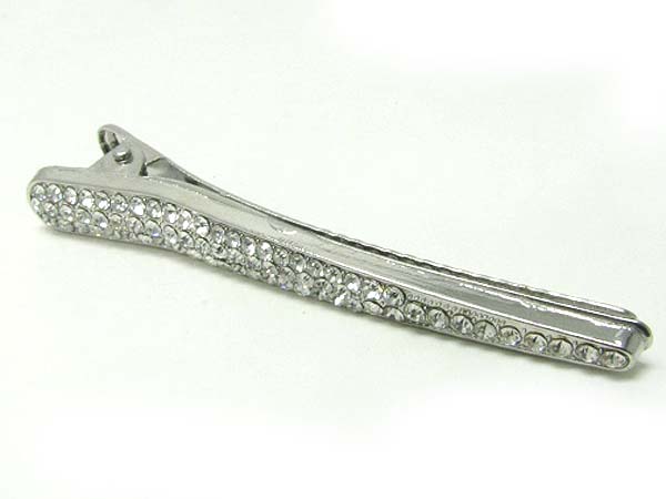 Crystal deco long hair tongs