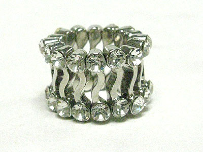 Dual crystal  line stretch ring