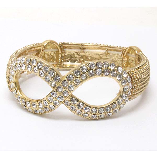 Crystal infinite stretch bracelet