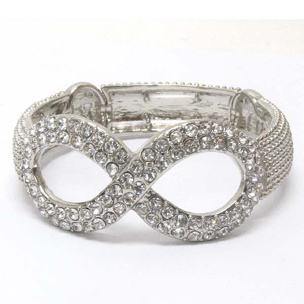 Crystal infinite stretch bracelet