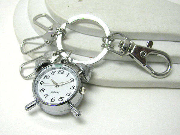 Alarm clock key holder