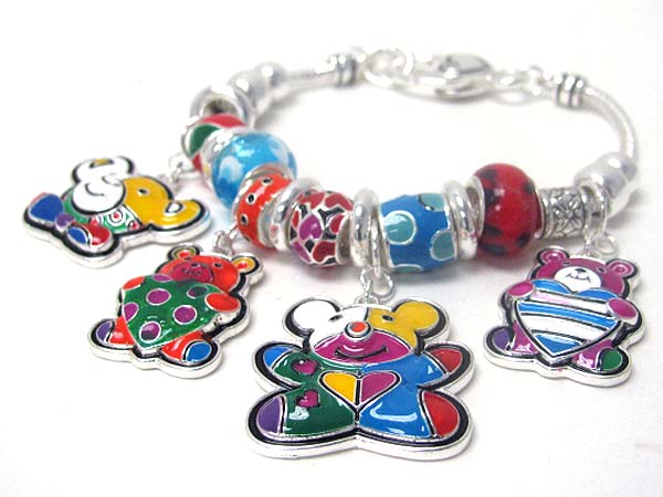 Designer inspired color art bracelet