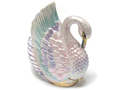 Swan shape jewelry box