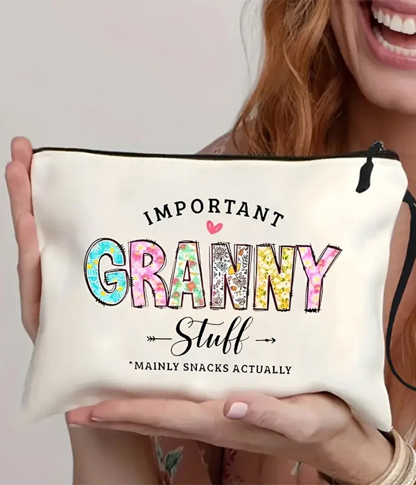 Granny cosmetic makeup bag