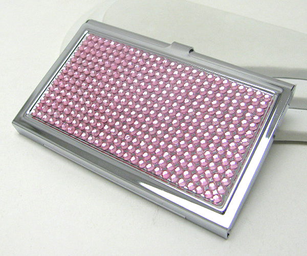 Acrylic stone stud card holder