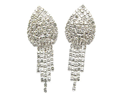 Boutique style crystal drop earring