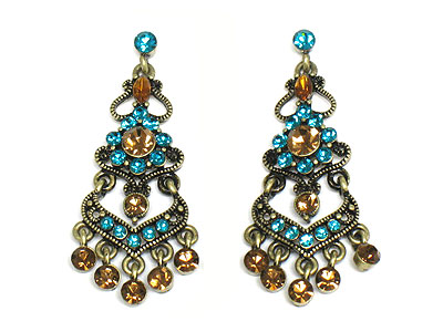 Austrian crystal chandelier earring