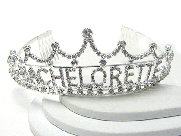 Bachelorette rhinestone tiara