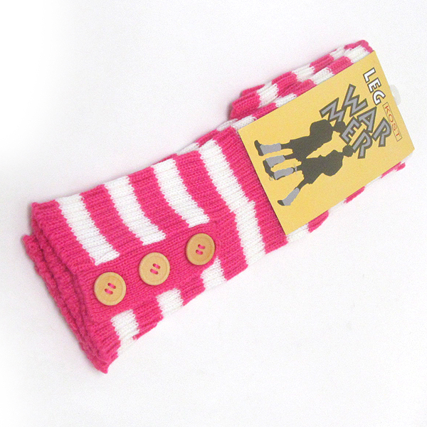 Button side deco leg warmer - boot cuffs