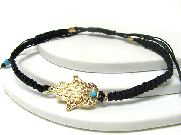 Hamsa friendship bracelet