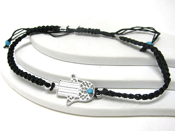 Hamsa friendship bracelet