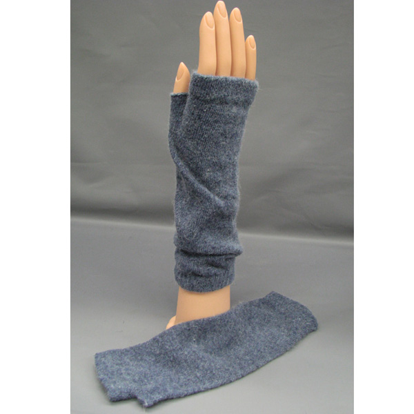 Fingerless lurex opera glove - 40% wool 30% rabbit fur 30% acrylic