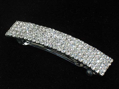 Rhinestone 5 line hair pin