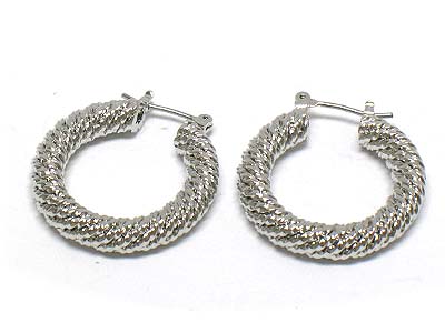 Casting metal small hoop earring  - hoops