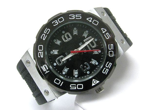 Rubber band fashion sports boy friend watch 