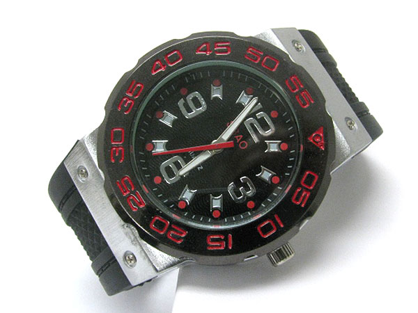 Rubber band fashion sports boy friend watch 