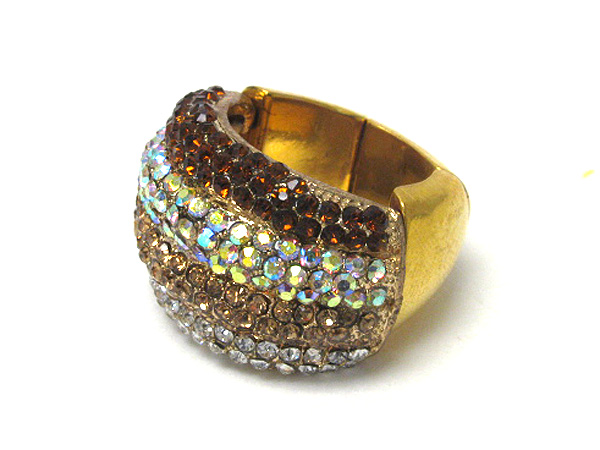 Crystal party stretch ring