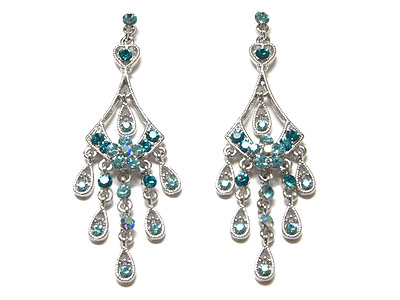 Austrian crystal chandelier earring