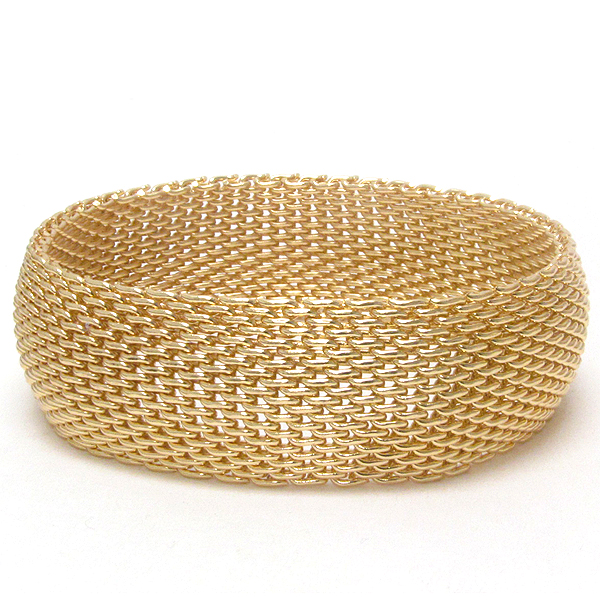 Metal mesh chain bracelet