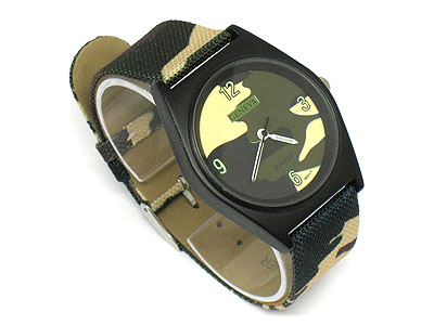 Camaflouge military look fashion watch