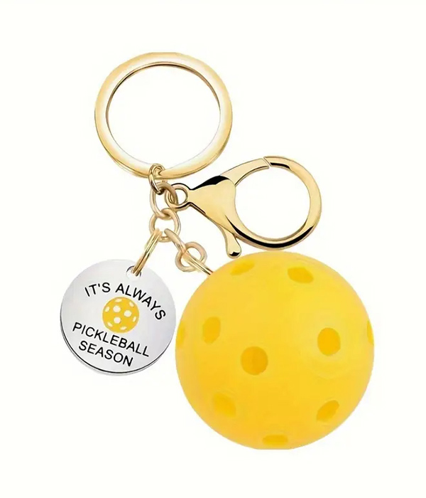 Sport theme keychain - pickleball