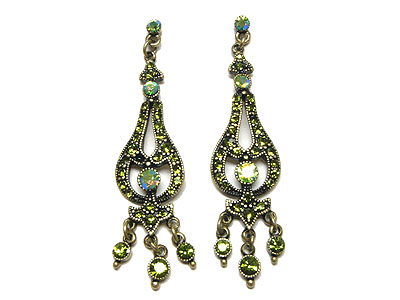 Austrian crystal chandelier earring